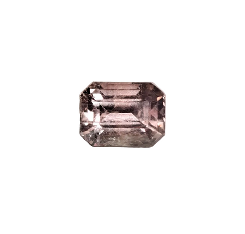 1.24ct STUNNING EMERALD CUT ROSÉ PINK MONTANA SAPPHIRE