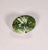 8.66ct CUSTOM CONCAVE CUT GREEN/YELLOW MONTANA SAPPHIRE ALL NATURAL