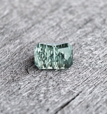 4.12ct CUSTOM FANTASY CUT NATURAL MONTANA SAPPHIRE