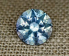 3.92ct STUNNING ALL NATURAL LIGHT BLUE ROUND MONTANA SAPPHIRE