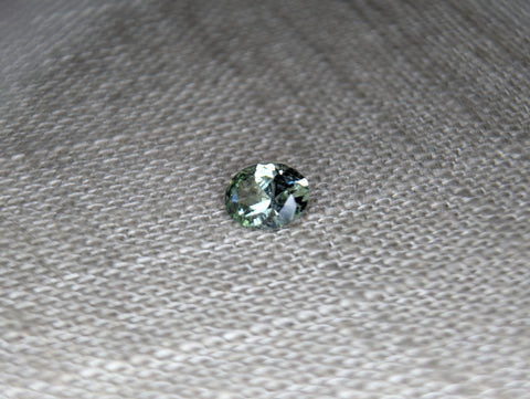 1.24ct LIGHT TEAL OVAL MONTANA SAPPHIRE