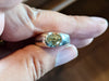 10.7g SILVER MONTANA SAPPHIRE RING SIZE 7.5