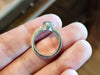 7.1g SILVER MONTANA SAPPHIRE RING SIZE 7.5