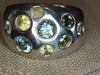 SILVER MONTANA SAPPHIRE RING SIZE 9.5