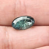 5.2ct FANTASY CUT ELONGATED EMERALD MONTANA SAPPHIRE