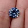 3.92ct STUNNING ALL NATURAL LIGHT BLUE ROUND MONTANA SAPPHIRE