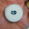 1.59ct TEAL BLUE OVAL MONTANA SAPPHIRE