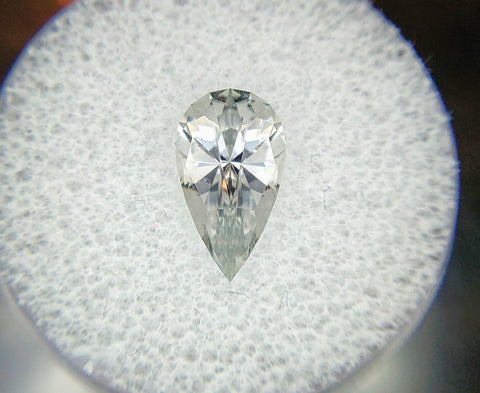 2.16ct NATURAL WHITE PEAR CUT MONTANA SAPPHIRE