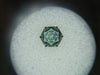 2.34ct SILVER GREEN MONTANA SAPPHIRE HEXAGON CUT