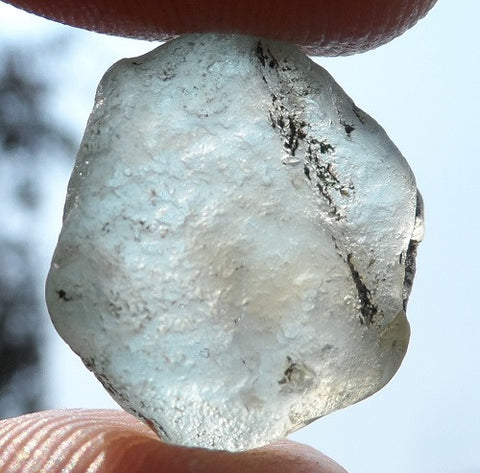 9.29 cts. VVS Sea Green Rough Sapphire - Blaze-N-Gems