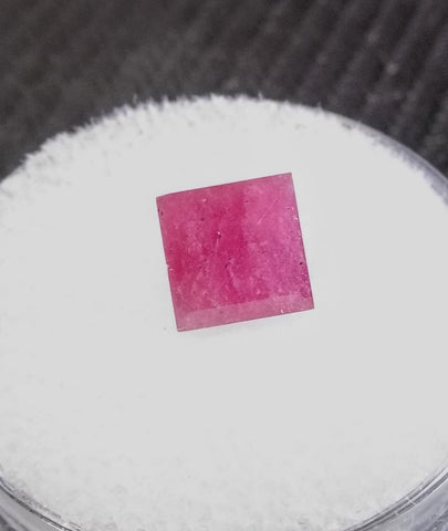 2.13ct HEAT ONLY PRINCESS CUT RUBY - Blaze-N-Gems