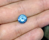4.08ct UNHEATED BEAUTIFUL BLUE ROUND MONTANA SAPPHIRE