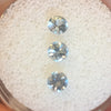 .90 CT WT MATCHING SET OF 3 ROUND CUT MONTANA SAPPHIRES - Blaze-N-Gems
