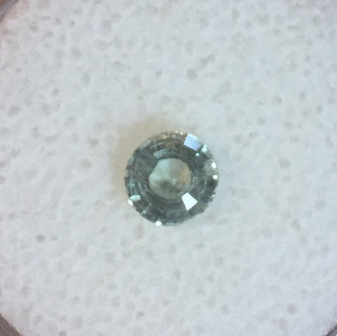 .96 CT. ROUND CUT MEDIUM GREEN MONTANA SAPPHIRE - Blaze-N-Gems