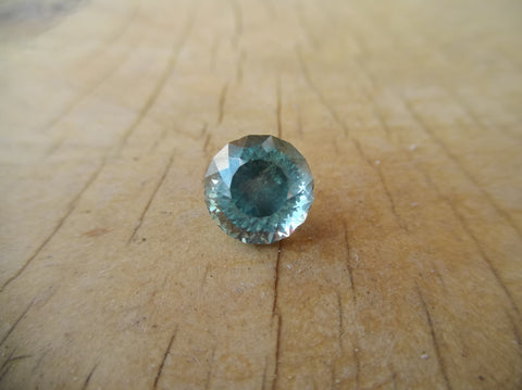 5.65ct PORTUGUESE CUT BLUE GREEN MONTANA SAPPHIRE - Blaze-N-Gems