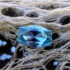 4.21ct BLINK CUT AQUA BLUE MONTANA SAPPHIRE - Blaze-N-Gems