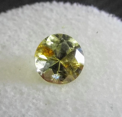 1.20 CT YELLOW ROUND MT SAPPHIRE - Blaze-N-Gems