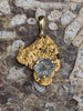 7.8g CUSTOM MONTANA GOLD NUGGET AND MONTANA SAPPHIRE PENDANT - Blaze-N-Gems
