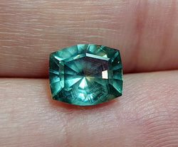 3.37ct ALL NATURAL SPEARMINT GREEN BLUE MONTANA SAPPHIRE