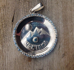 ELDORADO MONTANA SAPPHIRE PENDANT IN STERLING SILVER