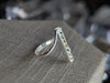 3.75g SILVER MONTANA SAPPHIRE RING SIZE 7.5