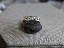 5.44g SILVER MONTANA SAPPHIRE RING SIZE 7