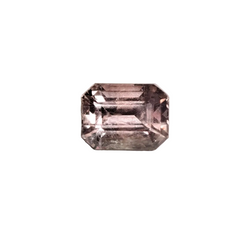 1.24ct STUNNING EMERALD CUT ROSÉ PINK MONTANA SAPPHIRE