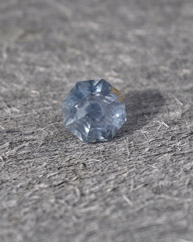 2.47CTS. CUSTOM ROUND ASSCHER CUT MONTANA SAPPHIRE