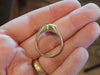 15.9g YELLOW GOLD MONTANA SAPPHIRE RING SIZE 10