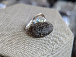 3.03g SILVER MONTANA SAPPHIRE RING SIZE 7.5