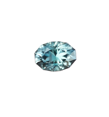 1.97ct GORGEOUS TEAL CUSTOM CUT MONTANA SAPPHIRE