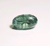 5.2ct FANTASY CUT ELONGATED EMERALD MONTANA SAPPHIRE