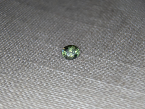 0.67ct GREEN SEA OVAL MONTANA SAPPHIRE