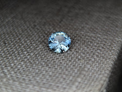 1.23ct STEEL BLUE ROUND MONTANA SAPPHIRE