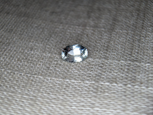 1.57ct NATURAL WHITE CUSTOM CUT MONTANA SAPPHIRE