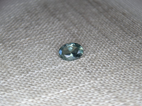 1.24ct TEAL OVAL MONTANA SAPPHIRE