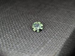 .61ct LIME GREEN ROUND MONTANA SAPPHIRE