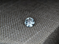 .82ct ICY WHITE ROUND MONTANA SAPPHIRE