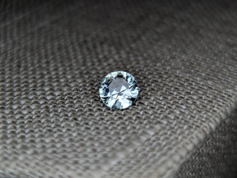 .82ct ICY WHITE ROUND MONTANA SAPPHIRE