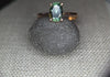 2.45g GOLD MONTANA SAPPHIRE RING SIZE 7.5