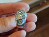 SILVER MONTANA SAPPHIRE RING SIZE 9.5