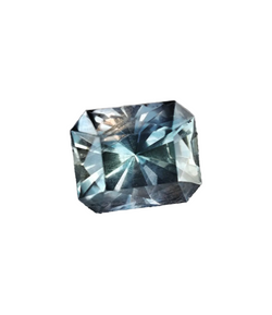 3.21ct BEAUTIFUL EMERALD CUT MONTANA SAPPHIRE