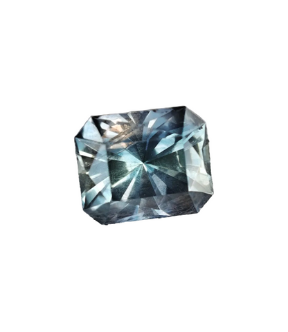 3.21ct BEAUTIFUL EMERALD CUT MONTANA SAPPHIRE