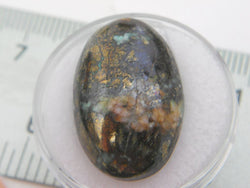 27.38 cts GOLD/SILVER/COPPER " HIGH GRADE ORE " CABOCHON - Blaze-N-Gems