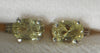 1.0 ct RARE YELLOW ALL NATURAL MONTANA SAPPHIRE EARINGS - Blaze-N-Gems