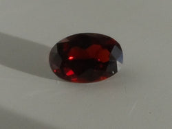 1.45 CTS. SPARKLING DARK BLOOD RED OVAL CUT MONTANA GARNET - Blaze-N-Gems