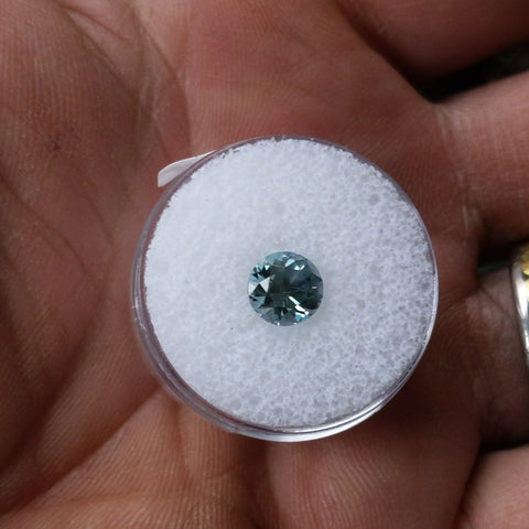 1.75ct. ROUND CUT , MONTANA SAPPHIRE.