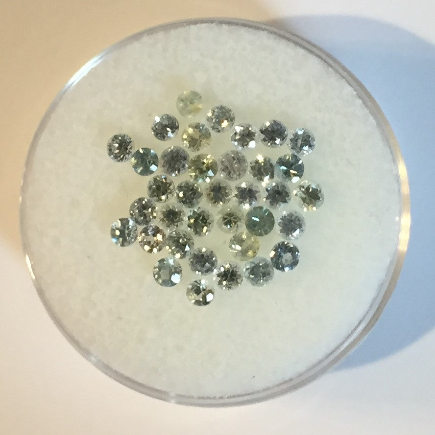 2.0MM ACCENT STONES, SETS, PAIRS, MONTANA SAPPHIRES BlazeNGems