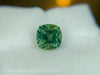 2.76ct GREEN CUSTOM CUSHION CUT MONTANA SAPPHIRE