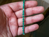 10.9g NATURAL EMERALD SILVER TENNIS BRACELET